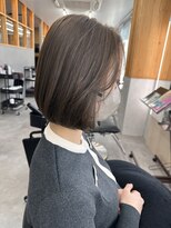 フリーラ 横浜(freera)&nbsp;前髪長めショートボブ前下がりボブ前下がりショートボブ横浜