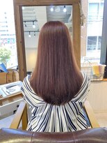 ニコフル(Nico-Hulu) 【美髪】ストレート×ピンクベージュ【人形町/浜町/水天宮】