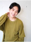 本厚木ナチュラルセンターパート韓国風センターパートメンズヘア