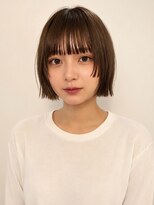 ノラ ギンザ(NORA GINZA) 【喜友名】ボブレイヤーボブ髪質改善ストレートパーマブラウン