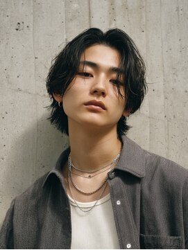 ダブルアール(RR MEN'S SALON) MEN’S/ニュアンスパーマ/ニュアンスウルフ/由比ヶ浜