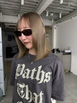 イル 天神大名店(ill) くすみべージュカラー