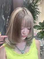 アニュー(A'nyu)&nbsp;ミックスカラー/セクションカラー/ローライト/ハイライト/派手髪