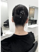アールサロン アネックス 名駅(Rr SALON ANNEX)&nbsp;アップお団子ヘアアレンジ