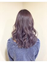 ヴィダ クリエイティブ ヘアーサロン(Vida creative hair salon) デザインカラーパープルガーネット