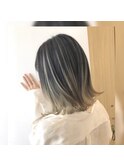 ミディアムコントラストバレイヤージュ♪