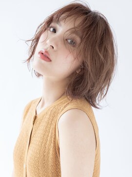 マッシュアンドマッシュアヴェダ ららぽーと福岡店(mash&mash AVEDA) 《髪質改善》ベージュ☆シースルーバング20代/30代/40代