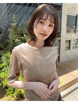 ミンクス 青山店(MINX) オン眉　レイヤー　ボブスタイル　ボブヘア　20代30代