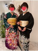 着付け×ヘアセット
