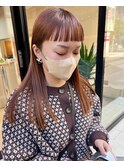 オン眉ぱっつんストレート