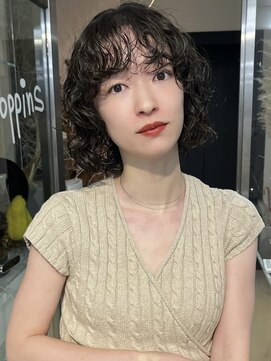 ポピンズ(poppins) くるくるボブパーマ