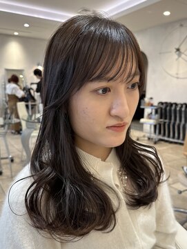 ザックラフィネ(ZACC raffine) 髪質改善/オリーブベージュ/くすみカラー/艶カラー/20代/30代