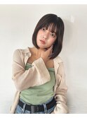 ミニボブ　切りっぱなし　大人ショート　レイヤーカット