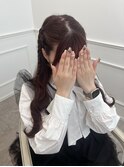 【ヘアメ】フレガリさん＊三つ編みハーフツイン＊新井