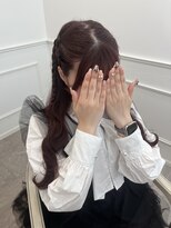 【ヘアメ】フレガリさん＊三つ編みハーフツイン＊新井