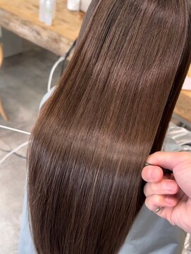 ノイ(noi) 髪質改善トリートメントミルクティーベージュカラーくびれヘア