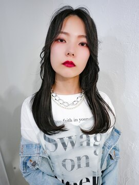 ナービス(NARVIS) ストレートロングレイヤー/カール