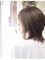 ヘアー カフェ コトノハ(hair cafe kotonoha) 【コトノハ】ボブウルフ髪質改善うるツヤ秋色小顔に見せるヘア