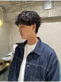 塩澤太一 シャドウパーマ 癖毛風 無造作パーマ 新宿