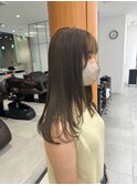 <オバマ>ブリーチなしダブルカラーで作る色素薄めオリーブカラー