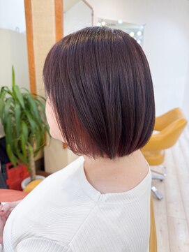 モリオ フロム ロンドン 成増店 【morio成増/児玉】ボブ ピンクインナー