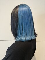 リック(Ric by KENJE)&nbsp;セクションカラー×ブルー