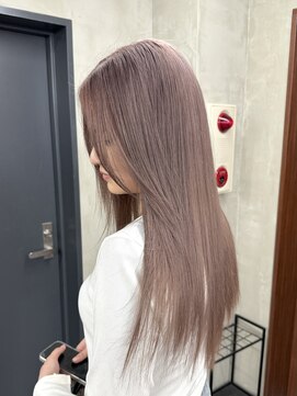 ニコ トウキョウ 渋谷(nico TOKYO) ミルクティーグレージュダブルカラーケアブリーチハイトーン