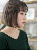 ■シルキーベージュ美髪切りっぱなしボブ314川口20代30代40代