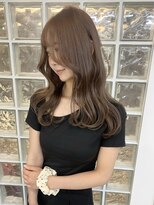 ペレ アネックス 大阪梅田茶屋町店(PELE ANNEX)&nbsp;くびれヘア/アプリコットオレンジ/ハイライトカラー/梅田