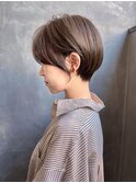 丸みショート/カカオブラウン