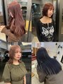 ヘアーアイスカルテット(HAIR ICI QUARTET) ダブルカラーで色味を楽しむカラーも好きです!