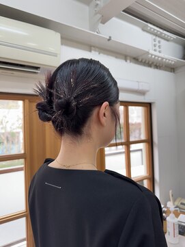 プロス(Pros) 表参道/ブリーチなし／レイヤーカット/ヘアセット