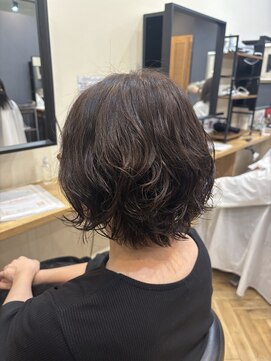 アルター(aL ter) 【ボブパーマ】暗めカラー/グランマッシュ/中島