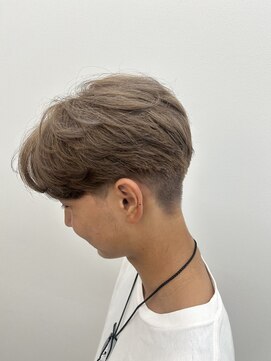 アニー 松戸(ANNI) ホワイトグレージュ/ミニウルフ/デジタルパーマ/チェリーブラウ