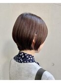 ショートボブ×前下がり×レイヤー×丸み×前髪×横浜