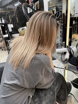 ラピス 渋谷本店(Lapis)&nbsp;垢抜け筋感デザインカラー【バレイヤージュ】