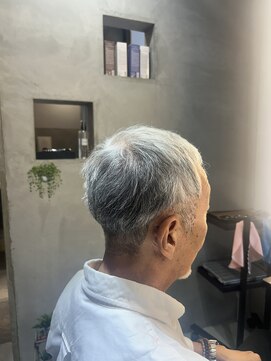 ニマルニーニー バイ ヤスオカ(2022 BY YASUOKA) 60代　メンズ　ダンディーカット