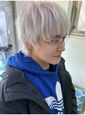 ホワイトウルフ×ウルフカット