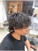 【men's style】波巻きサーフカール