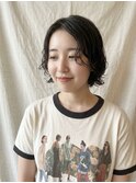 ボブ/ボブパーマ/ニュアンスパーマ/ヘルシー