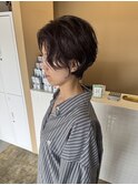 くびれショート/ハンサムショート/柔らかパーマ 
