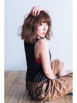 ミエル ヘア 新宿(miel hair) ゆるふわボブ☆