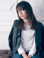 ローラン(ROULAND)&nbsp;《ROULAND》小顔ヘアに見えるアッシュグレージュロング