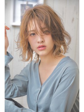 オレンジクラッカー(Orange Cracker) ★うざバングゆるふわミディボブ★