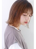 ネイヴィル(navile)&nbsp;☆シースルー×小顔ぱっつん前髪外ハネボブ☆