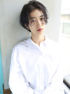 バース(BIRTH) 天神【BIRTH】大人ショートボブ×くせ毛風3 前髪パーマ