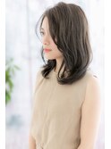 アシンメトリーが色っぽい…大人グレージュおフェロミディa