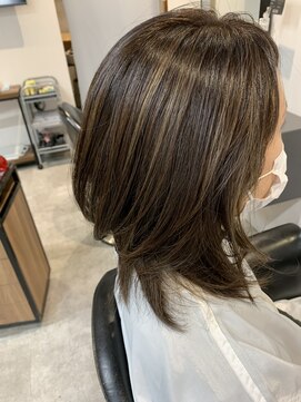 アフィックス ヘア 水天宮前店(affix hair) くびれミディスタイル