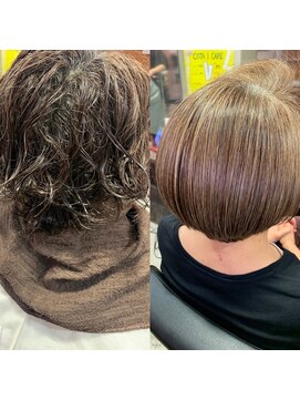 アンバー(umber) ショートスタイル　美髪矯正