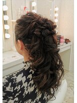ヘアメイクアンドフォトスタジオ ベストシーン 有楽町 東京交通会館 ポニーテイル